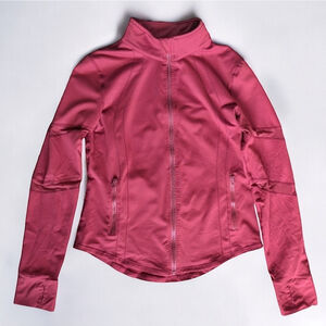 Buffbunny Athleisure Full Zip Jacket Quick Dry Mesh Mock Neck Women's Sz L